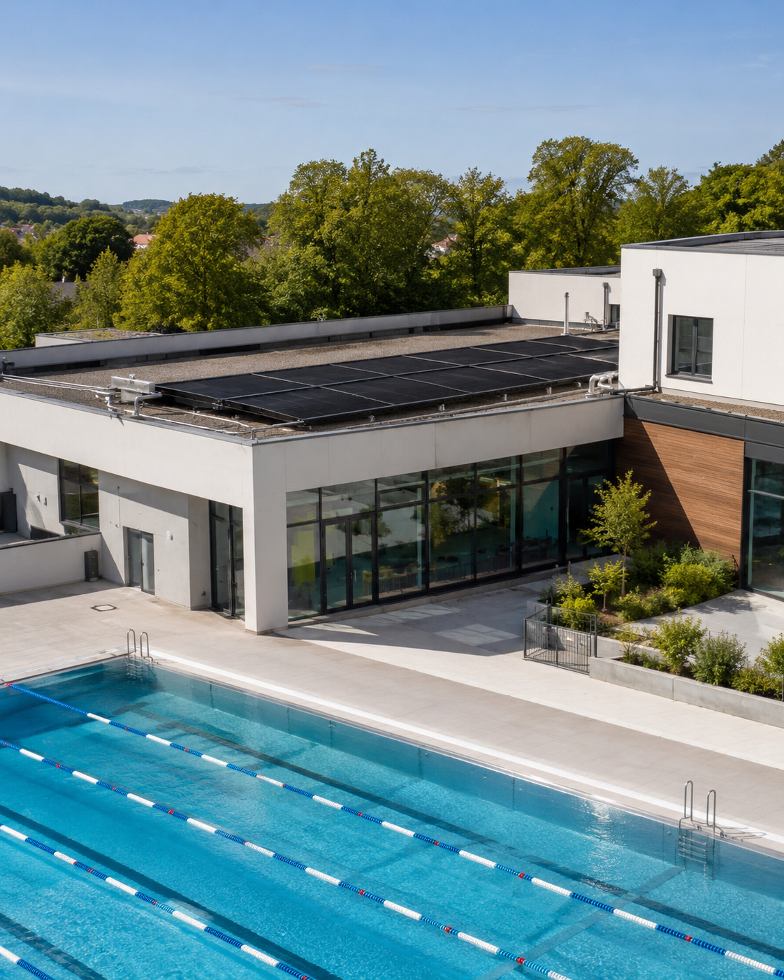 Esempio di configurazione per una piscina collettiva